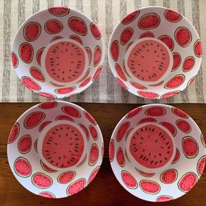 Watermelon Melamine Bowls